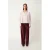 Modström gestreepte blouse met cut-out – lichtroze