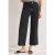 Street One Dames Straight Leg broek in een gewassen look in Zwart