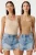 Fitted U-hals Gebreide 2-Pack Tanktop