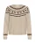 Cream Trui ‘CRCherrie’  beige gemêleerd / bruin / zwart / wit