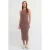Mouwloze Bodycon Midi Jurk