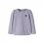 NAME IT MINI rechtvallende sweater met borduursels – paars