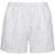 KooGa Katoenen rugbyshort met elastische taille voor volwassenen (Wit)