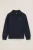 WE Fashion – Jongens polo met embroidery – Regular fit – Donkerblauw – Katoen –