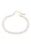 faina Armband  rose-goud / parelwit