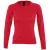 SOLS Vrouwen/dames Galaxy V Hals Trui (Rood)
