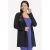 Skechers SKECHLUXE Elevate Rustige Hoodigan Dames Zwarte Cardigans