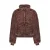 Geisha imitatiebont faux fur jas – bruin