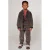 Sturdy corduroy overshirt Mountain top antraciet