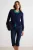 TRENDYOLMİLLA Dames Donkerblauw Colorblock Lang Regular fit Vesten