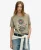 Superdry Vrouwen Tokyo T-shirt met Relaxte Pasvorm Khaki