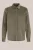 WE Fashion – Heren regular fit overhemd van corduroy – Regular fit – Mosgroen – Katoen –