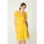 LK Bennett Hally Midi Dress Mustard