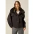 Oltre Short Mixed Wool Coat With Furry Collar Brown