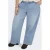 ONLY CARMAKOMA high waist wide leg jeans light blue denim