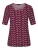 Goldner Shirt  aubergine / perzik / pink