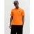 JACK & JONES regular polo met textuur oranje