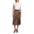 WJCD0302F Geplooide midirok voor dames