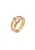 ELLI PREMIUM Ring  goud / smaragd / parelwit