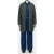 Closed Reversible Quilted Coat Pini Green