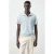 Mango Man slim fit polo – lichtblauw