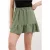Gestrikte Mini Rok met Rimpeldetail
