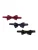 ABOUT YOU Vlinderdasje ‘Bruno’  navy / rood / zwart