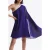 Reiss Fleur Sheer Mini Dress — Purple