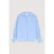 The New Society blouse met krijtstreep lichtblauw