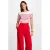 Morgan top ecru/ rood