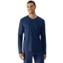 Mey Shirt met lange mouwen SOLID NIGHT T-shirt van interlock-jersey