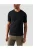 ETON T-Shirt ronde hals zwart, Effen