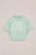 WE Fashion – Meisjes T-shirt met print – Regular fit – Mintgroen – Katoen –