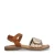 Braqeez Cally Call leren sandalen cognac