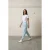Midden taille bedrukte katoen Lycra joggingsbroek