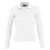 SOLS Dames/dames Podium Lange Mouw Pique Katoenen Polo Shirt (Wit)