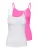 ONLY Top ‘ONLLOVE’  fuchsia / wit