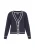 DreiMaster Maritim Gebreid vest  navy / wit