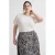 GREAT LOOKS top met textuur off-white