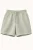 Hoge Taille Geweven Katoenen Shorts