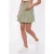 Plissé Hoge Taille Mini Rok