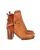 Acne Studios Cypress Con Enkellaarsjes van Bruin Leer