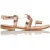 LK Bennett Hemera Sandal Rose Gold