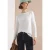 Cecil Dames Basic shirt met lange mouwen in Wit