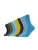 camano Sokken  blauw / geel / grijs gemêleerd / zwart