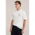 WE Fashion Blue Ridge regular T-shirt met backprint wit