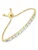 Rafaela Donata Armband  lichtblauw / goudgeel