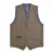 Lambretta Heren Morgan Herringbone Gilet (Bruin)