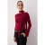 TRENDYOLMİLLA Dames Bordeaux Effen Lang Getailleerd Blouses