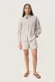 Overhemd met lang mouwen Regular fit Brown and White Stripe